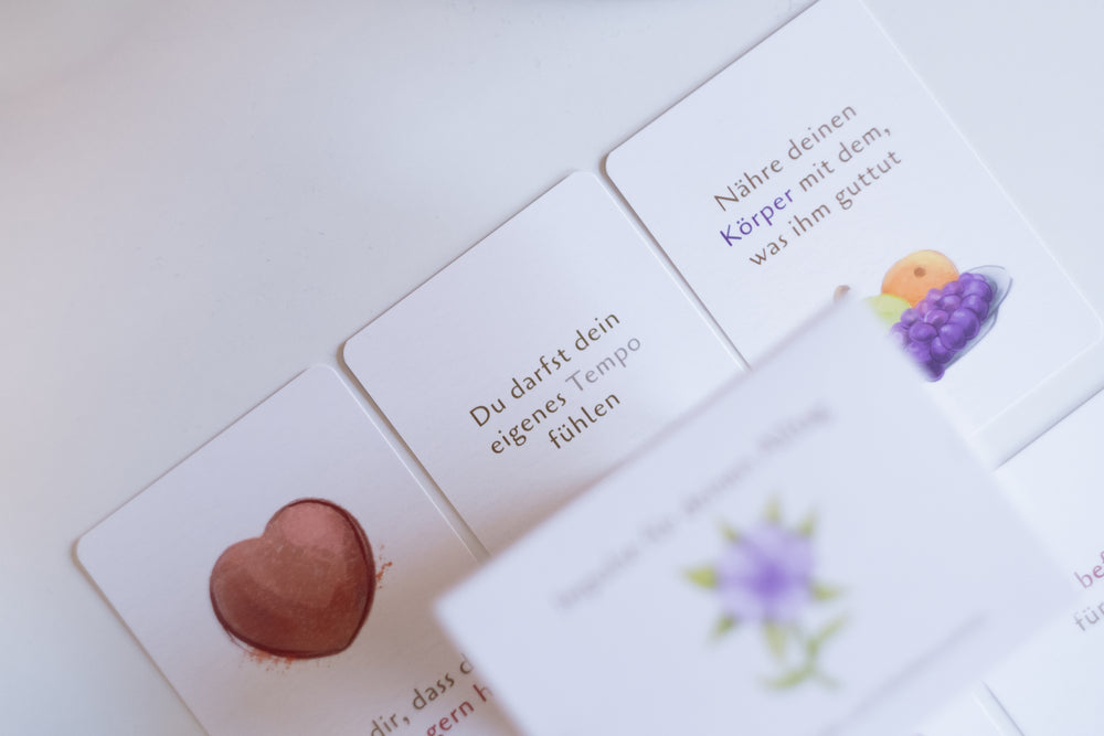 Wohlfühlkarten für mehr Achtsamkeit und Selbstliebe