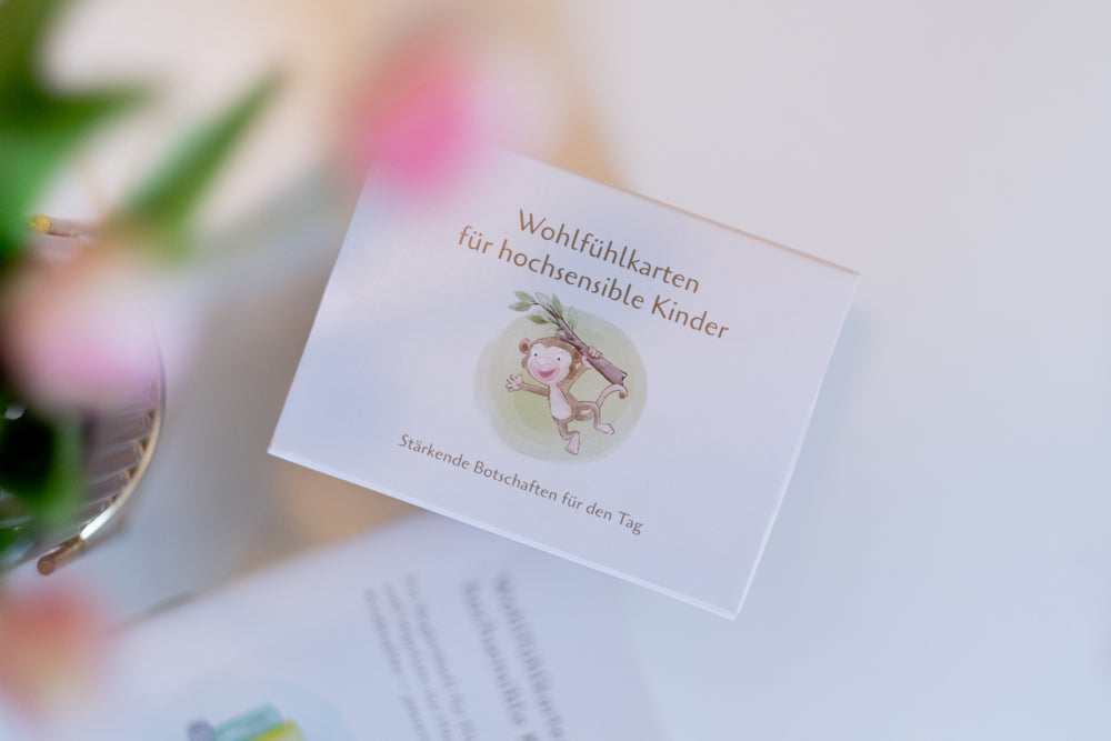 Wohlfühlkarten inkl. Begleitheft für hochsensible Kinder
