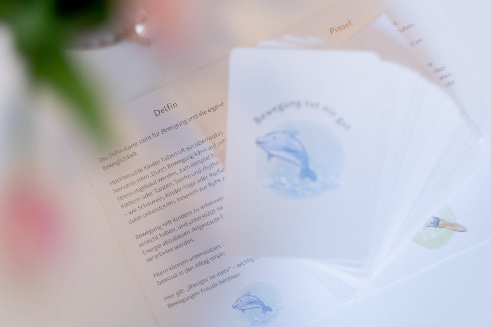 Wohlfühlkarten inkl. Begleitheft für hochsensible Kinder