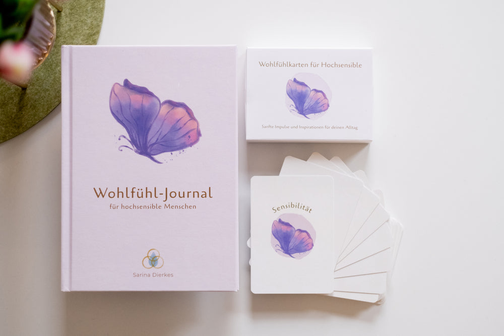 Bundle: Journal und Wohlfühlkarten für Hochsensible