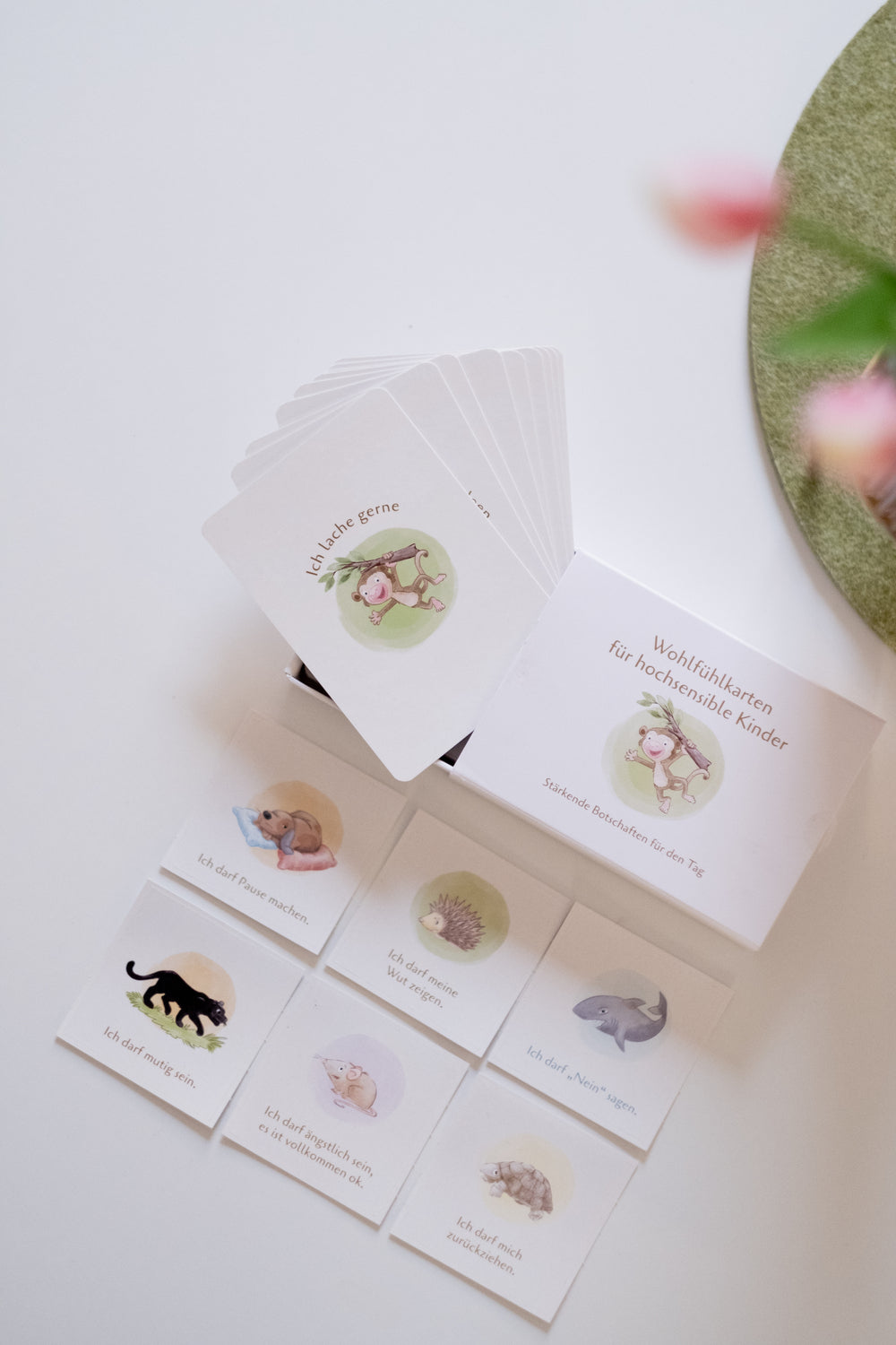 Bundle: Wohlfühlkarten für hochsensible Kinder + Mutmachsticker