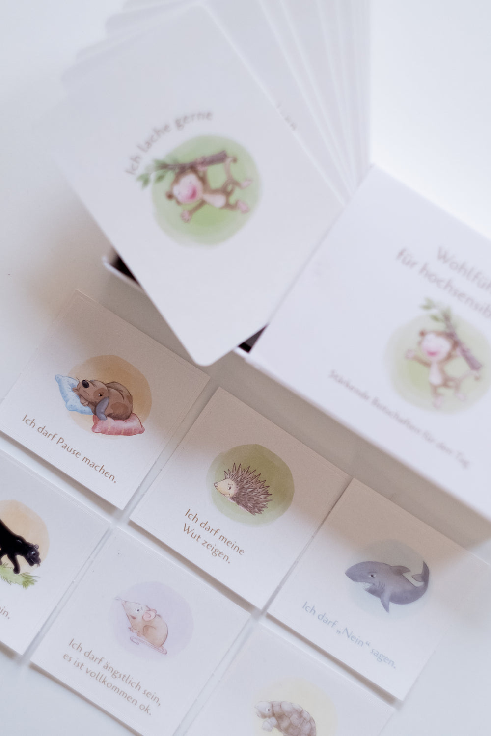 Bundle: Wohlfühlkarten für hochsensible Kinder + Mutmachsticker