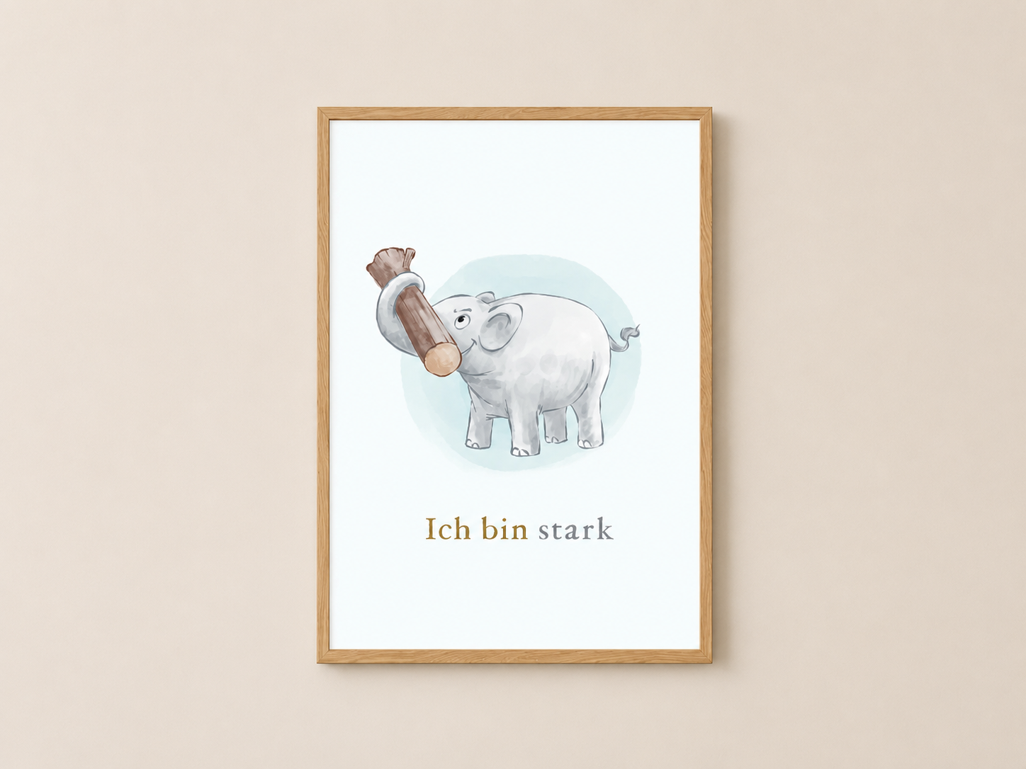 Gefühlsposter "Ich bin stark"