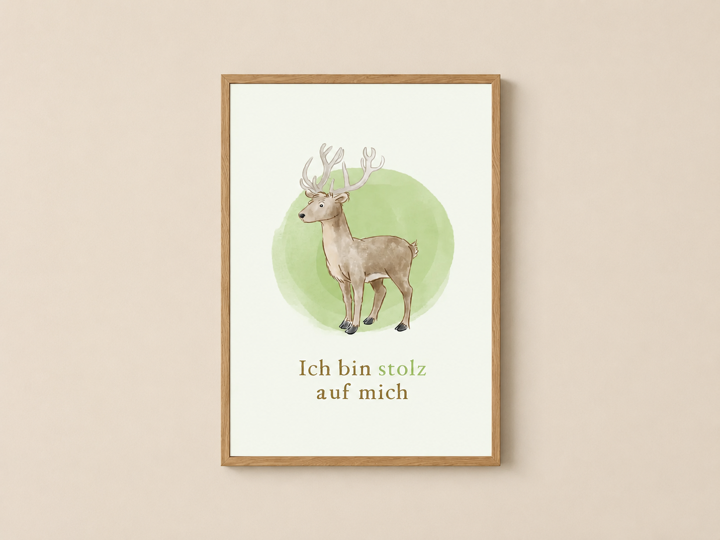 Gefühlsposter "Ich bin stolz auf mich"