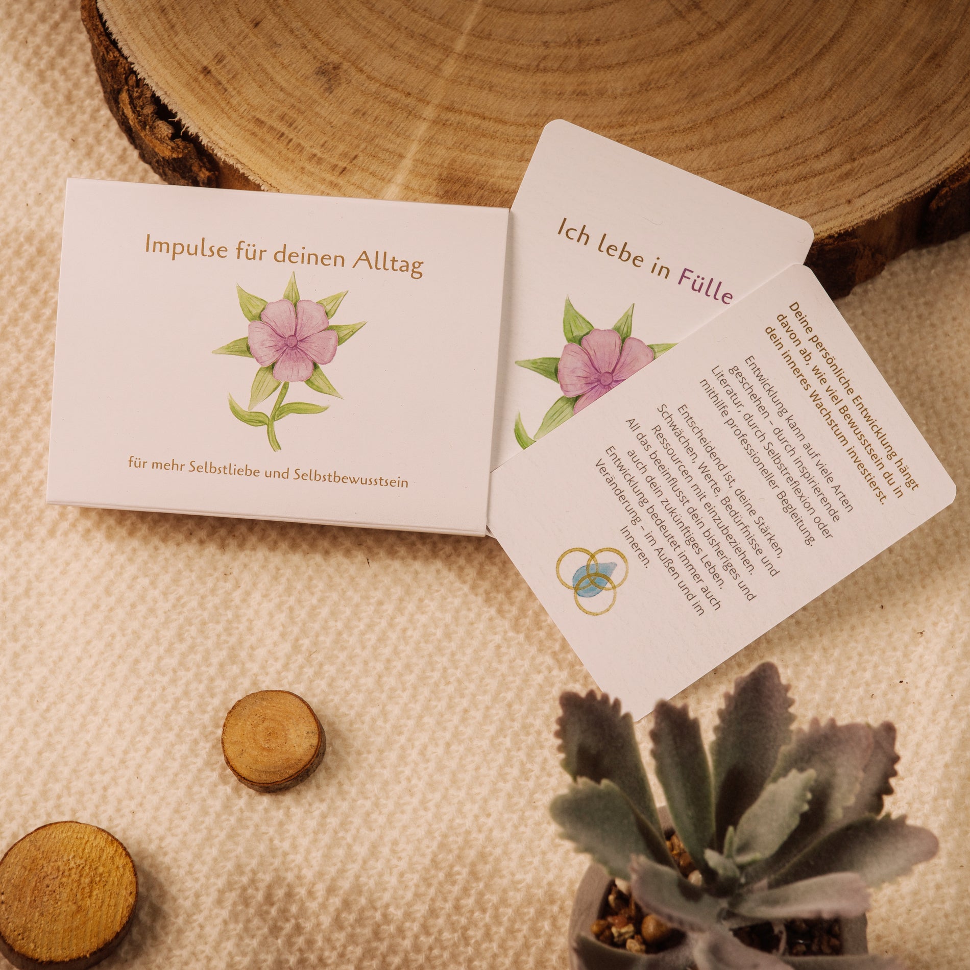 Wohlfühlkarten für mehr Achtsamkeit und Selbstliebe