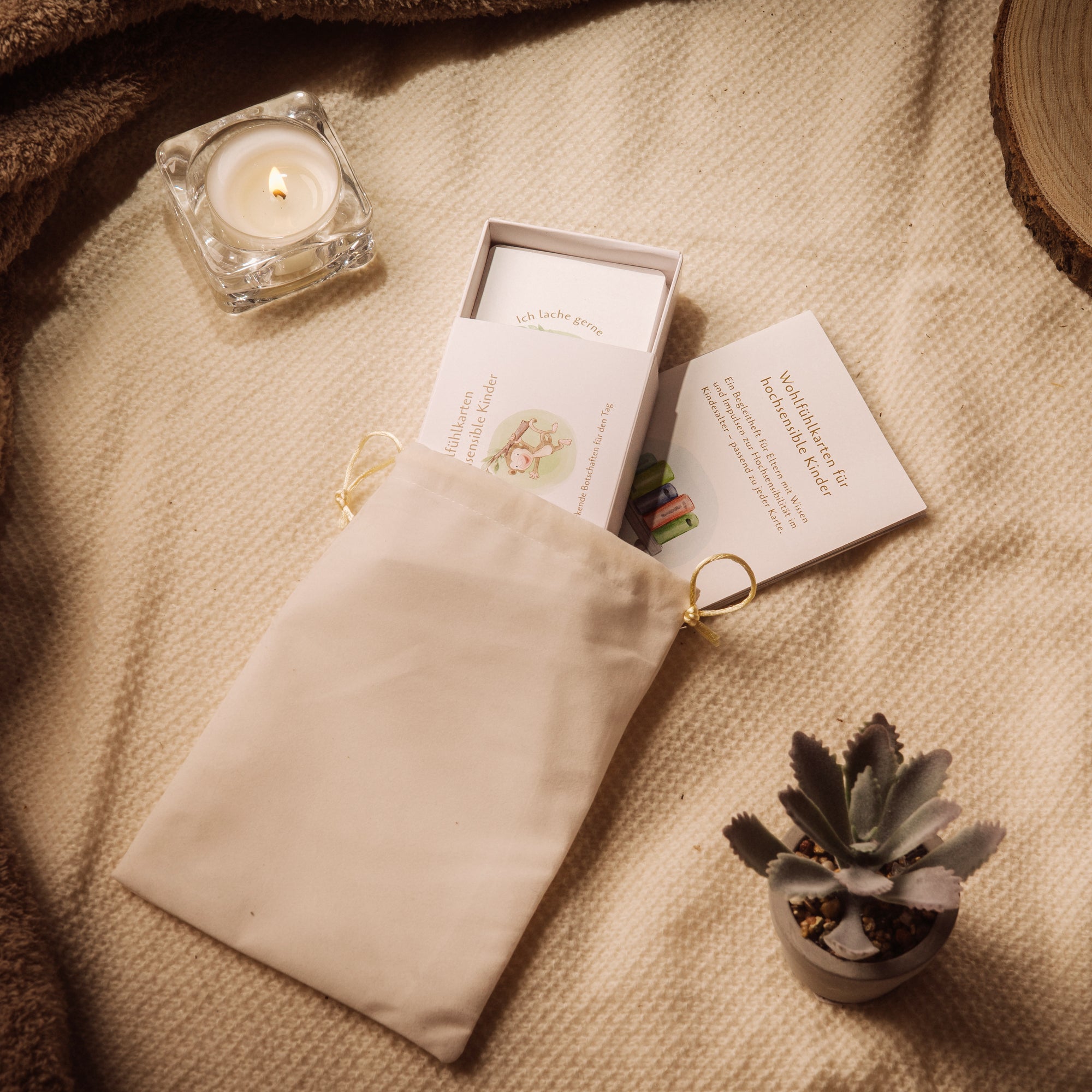 Wohlfühlkarten inkl. Begleitheft für hochsensible Kinder