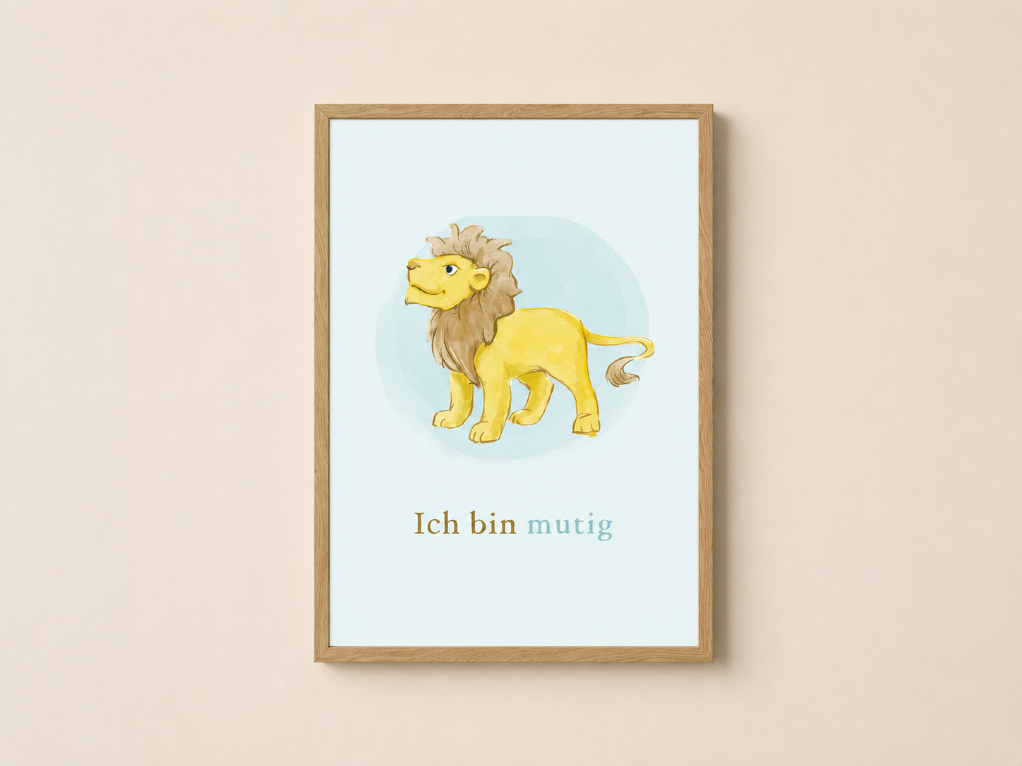 Gefühlsposter "Ich bin mutig"