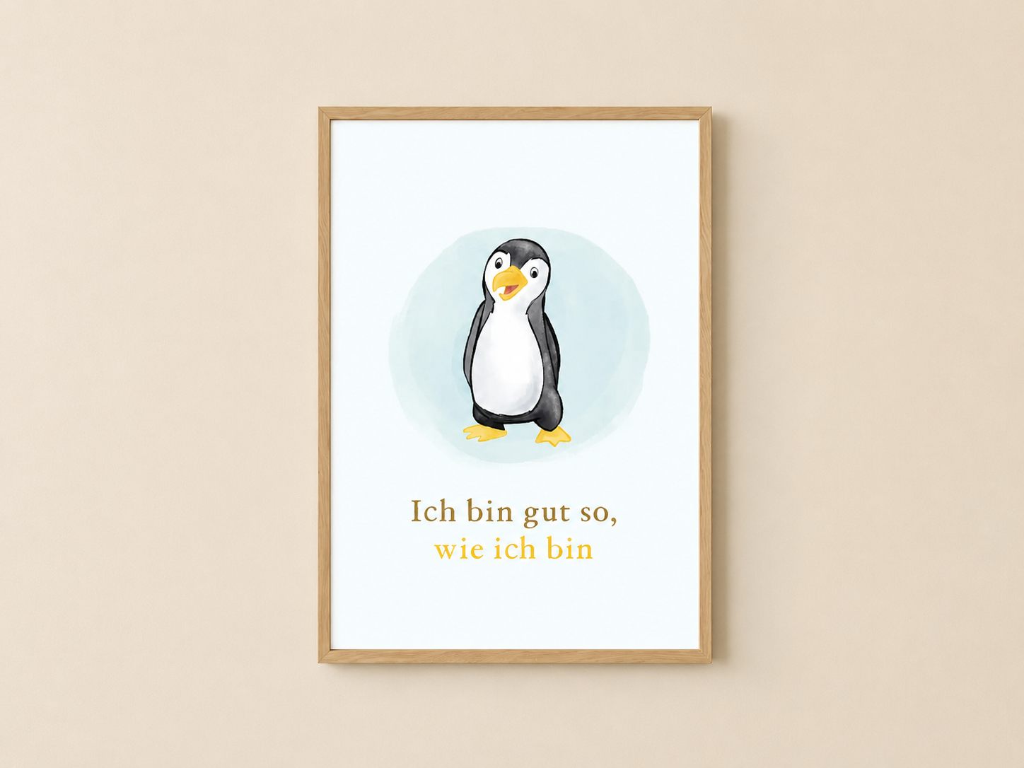 Gefühlsposter "Ich bin gut so, wie ich bin"